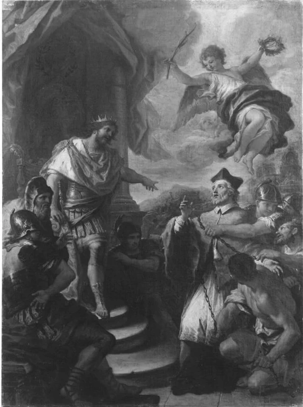 Giovanni Nepomuceno davanti al re Venceslao - Bavarian State Painting Collections, Monaco di Baviera